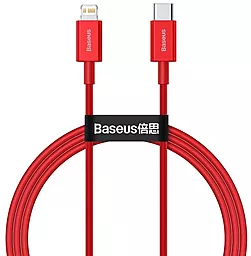 Кабель USB PD Baseus Superior 20W USB Type-C - Lightning Cable Red (CATLYS-A09)