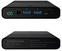 Повербанк Vinsic VSPB401 30000 mAh Black - мініатюра 4 Повербанк Vinsic VSPB401 30000 mAh Black - мініатюра 4