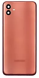 Задня кришка корпусу Samsung Galaxy A04 A045 зі склом камери Copper - фото Задня кришка корпусу Samsung Galaxy A04 A045 зі склом камери Copper