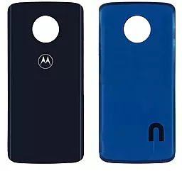Задняя крышка корпуса Motorola Moto G6 Plus Original Blue - фото Задняя крышка корпуса Motorola Moto G6 Plus Original Blue