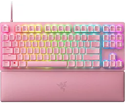 Клавиатура Razer Huntsman V2 Tenkeyless Red Switch Quartz (RZ03-03942000-R3M1) - фото Клавиатура Razer Huntsman V2 Tenkeyless Red Switch Quartz (RZ03-03942000-R3M1)