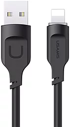 USB Кабель Usams US-SJ565 12W 2.4A 1.2M Lightning Cable Black