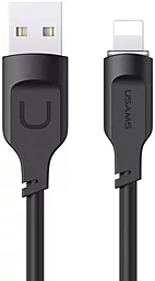 Кабель Usams US-SJ565 USB-A - Lightning 12w 2.4a 1.2м cable Black - фото Кабель Usams US-SJ565 USB-A - Lightning 12w 2.4a 1.2м cable Black