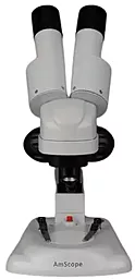Мікроскоп AmScope бінокулярний SE120Z-TMD з тримачем для смартфона і дискретним регулюванням кратності до 20Х - мініатюра 5