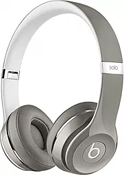 Навушники Beats by Dr. Dre Solo2 On-Ear Luxe Silver (MLA42ZM/A) - мініатюра 5