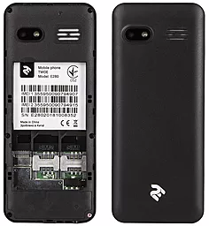 Мобильный телефон 2E E280 2018 Dual Sim Black - миниатюра 3 Мобильный телефон 2E E280 2018 Dual Sim Black - миниатюра 3