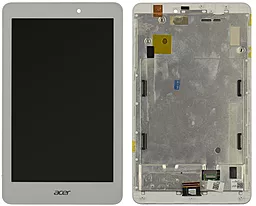 Дисплей для планшету Acer Iconia Tab 8 A1-840FHD + Touchscreen with frame White