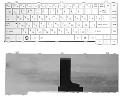 Клавіатура для ноутбуку Toshiba Satellite C600 C640 C645 C645D L600 L600D L630 L635 L640 L640D L645 L645D L745 L745D L700 L700D L700-T23R L700-C305B L735 біла
