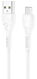 Кабель Hoco X37 Cool Power USB-A - micro USB 12w 2.4a 0.5м cable White - фото Кабель Hoco X37 Cool Power USB-A - micro USB 12w 2.4a 0.5м cable White