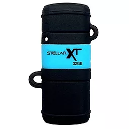 Флешка Patriot USB3.0 OTG 32GB Stellar Boost XT 140/21 (PEF32GSTRXTOTG) Black/Blue - фото Флешка Patriot USB3.0 OTG 32GB Stellar Boost XT 140/21 (PEF32GSTRXTOTG) Black/Blue