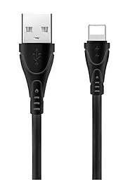Кабель XoKo SC-112i USB-A - Lightning 10w 1м cable Black (XK-SC-112i-BK) - фото Кабель XoKo SC-112i USB-A - Lightning 10w 1м cable Black (XK-SC-112i-BK)