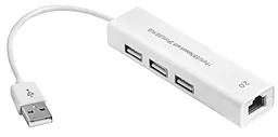 Мультипортовый USB-A хаб EasyLife DX139 4-in1 white