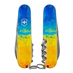 Мультитул Victorinox Climber Ukraine (1.3703.7_T3100p) Желто-синий рисунок - фото Мультитул Victorinox Climber Ukraine (1.3703.7_T3100p) Желто-синий рисунок