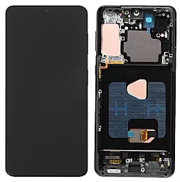 Дисплей Samsung Galaxy S21 Plus G996 с тачскрином и рамкой, (OLED) Black