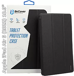 Чехол для планшета BeCover Tri Fold Hard для Apple iPad Air (4/5) 2020/2022 10.9" Black (709661) - фото Чехол для планшета BeCover Tri Fold Hard для Apple iPad Air (4/5) 2020/2022 10.9" Black (709661)