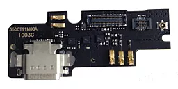 Нижняя плата Xiaomi Mi4c с разъемом зарядки и микрофоном