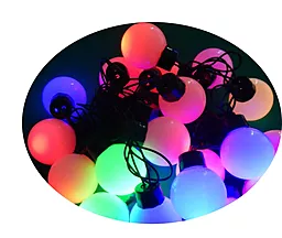 Гирлянда Xmas LED 20 M BIG BALL (3914) 3 метра Мультицвет - миниатюра 2
