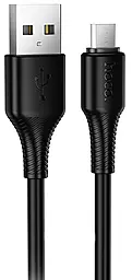 Кабель Hoco X120 USB-A - micro USB 12w 2.4a 1м cable Black
