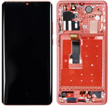 Дисплей Huawei P30 Pro (VOG-L29, VOG-L09, VOG-AL00, VOG-TL00, VOG-L04, VOG-AL10, HW-02L) с тачскрином и рамкой, оригинал, Amber Sunrise - фото 1