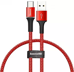 USB Кабель Baseus Halo Data Cable 0.25M USB Type-C Cable Red (CATGH-D09)