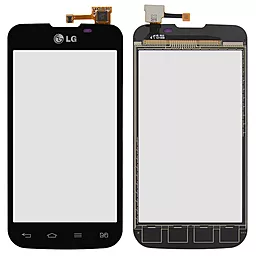 Сенсор (тачскрин) LG Optimus L5 Dual Sim E455 (original) Black