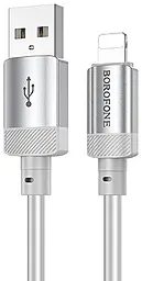 Кабель Borofone BX108 Start USB-A - Lightning 12w 2.4a 1м cable Gray