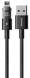 Кабель Baseus Display 2 USB-A - Lightning 12w 2.4a 1м cable Black (P10382700121-00) - фото Кабель Baseus Display 2 USB-A - Lightning 12w 2.4a 1м cable Black (P10382700121-00)