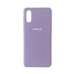 Чехол 1TOUCH Silicone Case Full для Samsung Galaxy A02 Lilac
