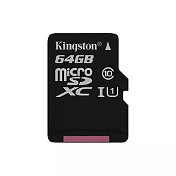 Карта памяти Kingston microSDXC 64GB Class 10 UHS-I U1 (SDC10G2/64GBSP)