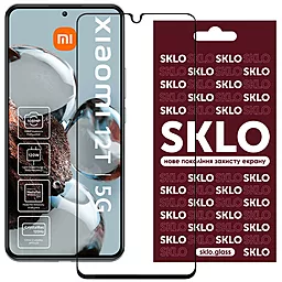 Защитное стекло SKLO 3D для Xiaomi 12T / 12T Pro Черный