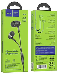 Навушники Hoco M76 Universal Black - мініатюра 5 Навушники Hoco M76 Universal Black - мініатюра 5