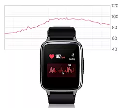 Смарт-годинник Xiaomi Haylou LS01 Smart Watch Black - мініатюра 4