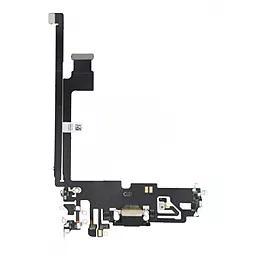 Нижній шлейф Apple iPhone 12 Pro Max з роз'ємом зарядки, навушників та мікрофоном Graphite