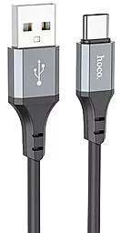 Кабель Hoco X86 Spear USB-A - Type-C 15w 3a 1м cable Black - фото Кабель Hoco X86 Spear USB-A - Type-C 15w 3a 1м cable Black
