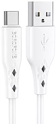 Кабель Borofone BX48 USB-A - Type-C 15w 3a 1м cable White - фото Кабель Borofone BX48 USB-A - Type-C 15w 3a 1м cable White