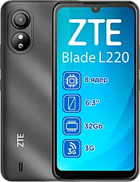 Смартфон ZTE Blade L220 1/32GB Black