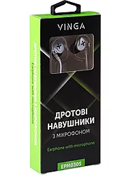 Навушники Vinga EPM030 Silver (EPM030S) - мініатюра 4