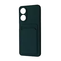 Чехол Wave Colorful Pocket для Oppo A78 4G Dark Green