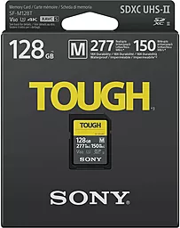 Карта памяти Sony SDXC 128GB Tough Class 10 UHS-II U3 V60 (SFM128T.SYM) - миниатюра 2