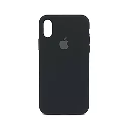 Чохол Silicone Case Full для Apple iPhone X, iPhone XS Black