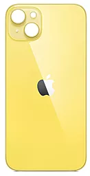 Задняя крышка корпуса Apple iPhone 14 Plus (big hole) Original Yellow - фото Задняя крышка корпуса Apple iPhone 14 Plus (big hole) Original Yellow