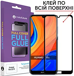 Защитное стекло MAKE Full Cover Full Glue Huawei Y6s 2019 Black (MGFHUY6S19)