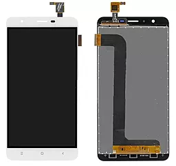 Дисплей Oukitel U15 Pro з тачскріном, White - фото Дисплей Oukitel U15 Pro з тачскріном, White