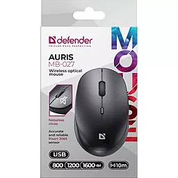 Комп'ютерна мишка Defender Auris MB-027 Black (52027) - мініатюра 6