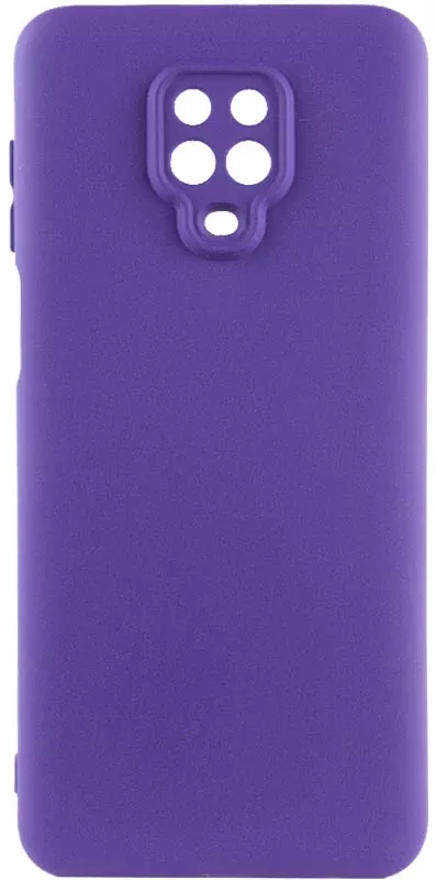 Чехол GETMAN Liquid Silk Full Camera для Xiaomi Redmi Note 9s, Redmi Note 9 Pro, Redmi Note 9 Pro Max  Ultra Violet - фото 1