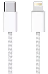 Кабель Walker C860 USB Type-C - Lightning 30w 3a 1м PD сable White - фото Кабель Walker C860 USB Type-C - Lightning 30w 3a 1м PD сable White