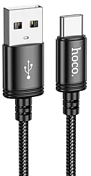 Кабель Hoco X89 USB-A - Type-C 15w 3a 1м cable Black - фото Кабель Hoco X89 USB-A - Type-C 15w 3a 1м cable Black