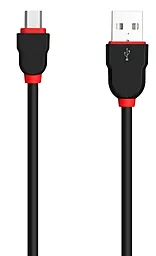 Кабель USB LDNio 2M micro USB Cable Black (LS02)