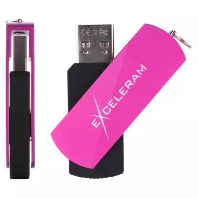 Флешка Exceleram 16GB P2 Series USB 2.0 (EXP2U2PUB16) Purple - фото 3