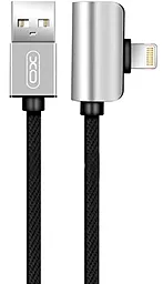 Универсальный кабель XoKo NB46 2-in-1 USB-A to Lightning/Lightning audio 12w 2.4a 1м cable silver - фото Универсальный кабель XoKo NB46 2-in-1 USB-A to Lightning/Lightning audio 12w 2.4a 1м cable silver
